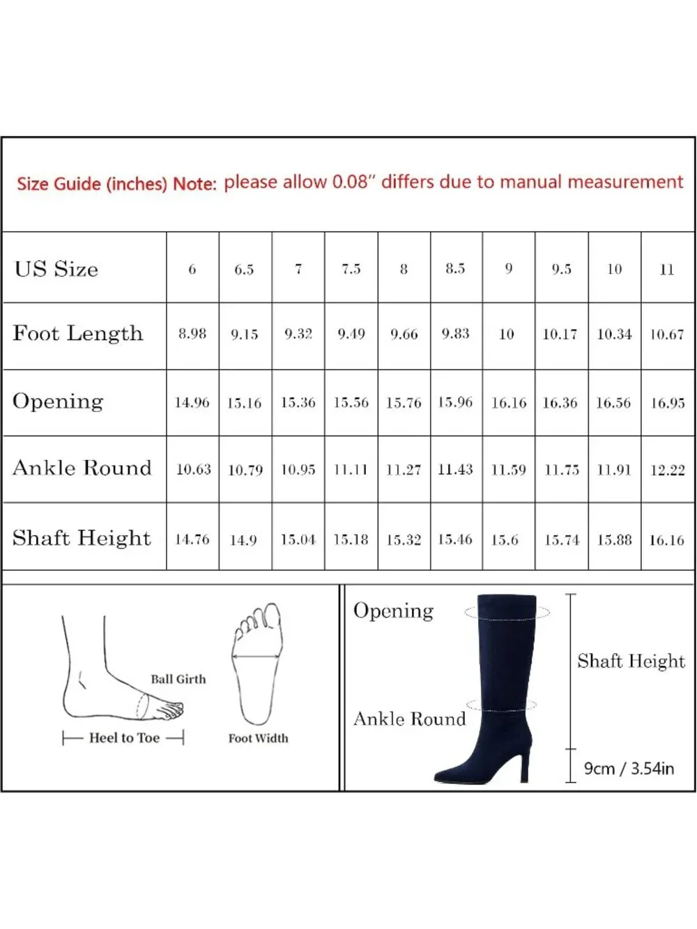 Women's Navy Faux Suede Pointed Square Toe Stiletto Chunky Heel Knee High Boots